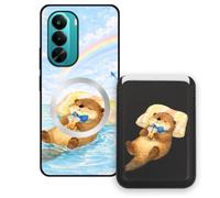 Sunrive Funda Cartera para Realme P4X 4G/5G/Oneplus Nord CE6Lite con Tarjetero Magnético Desmontable