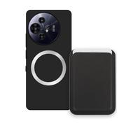 Sunrive Funda Cartera para TCL 60 XE Nxtpaper 5G con Tarjetero Magnético Desmontable, Estuche Porta Tarjetas con Soporte para Video, Funda Protectora Antigolpes con Cartera y Tarjetass - Negro