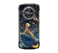 Sunrive Funda Compatible con Blackview BV8200, Silicona Slim Fit Gel Transparente Carcasa Case Bumper de Impactos y Anti-Arañazos Espalda Patrones Cover(Ballena colosal)
