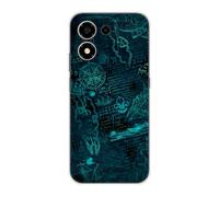 Sunrive Funda Compatible con Honor 600 Smart 5G, Silicona Slim Fit Gel Transparente Carcasa Case Bumper de Impactos y Anti-Arañazos Espalda Patrones Cover(Universo matemático)