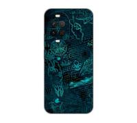 Sunrive Funda Compatible con Huawei Nova 16Z, Silicona Slim Fit Gel Transparente Carcasa Case Bumper de Impactos y Anti-Arañazos Espalda Patrones Cover(Universo matemático)