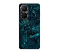 Sunrive Funda Compatible con Huawei Nova Y73s, Silicona Slim Fit Gel Transparente Carcasa Case Bumper de Impactos y Anti-Arañazos Espalda Patrones Cover(Universo matemático)