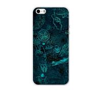 Sunrive Funda Compatible con iPhone 5/5S/SE(2016), Silicona Slim Fit Gel Transparente Carcasa Case Bumper de Impactos y Anti-Arañazos Espalda Patrones Cover(Universo matemático)