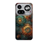 Sunrive Funda Compatible con Nothing Phone 4A Pro, Silicona Slim Fit Gel Transparente Carcasa Case Bumper de Impactos y Anti-Arañazos Espalda Patrones Cover(Tótem)