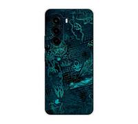 Sunrive Funda Compatible con OnePlus Turbo 6X, Silicona Slim Fit Gel Transparente Carcasa Case Bumper de Impactos y Anti-Arañazos Espalda Patrones Cover(Universo matemático)