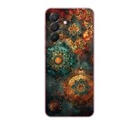 Sunrive Funda Compatible con Samsung Galaxy M47 5G, Silicona Slim Fit Gel Transparente Carcasa Case Bumper de Impactos y Anti-Arañazos Espalda Patrones Cover(Tótem)