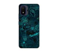 Sunrive Funda Compatible con TCL K70 SE, Silicona Slim Fit Gel Transparente Carcasa Case Bumper de Impactos y Anti-Arañazos Espalda Patrones Cover(Universo matemático)