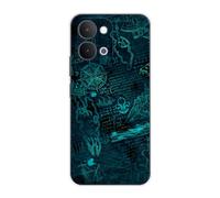 Sunrive Funda Compatible con Vivo T5/Y31D/Y6M, Silicona Slim Fit Gel Transparente Carcasa Case Bumper de Impactos y Anti-Arañazos Espalda Patrones Cover(Universo matemático)