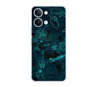 Sunrive Funda Compatible con Vivo Y11E, Silicona Slim Fit Gel Transparente Carcasa Case Bumper de Impactos y Anti-Arañazos Espalda Patrones Cover(Universo matemático)