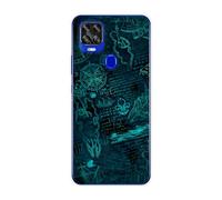 Sunrive Funda Compatible con ZTE Axon 11 SE 5G, Silicona Slim Fit Gel Transparente Carcasa Case Bumper de Impactos y Anti-Arañazos Espalda Patrones Cover(Universo matemático)