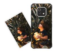 Sunrive Funda Personalizada Compatible con Cubot Kingkong ES3, Silicona Flexible Transparente Carcasa Personalizable para tu móvil con Foto Imagen Frase o Texto