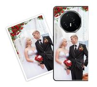 Sunrive Funda Personalizada Compatible con Honor Magic V3, Carcasa Personalizable para tu móvil con Foto Imagen Frase o Texto-(Silicone Frontera+acrílico Posterior)