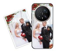 Sunrive Funda Personalizada Compatible con Honor Magic8 Pro, Carcasa Personalizable para tu móvil con Foto Imagen Frase o Texto-(PC Frontera+acrílico Posterior)