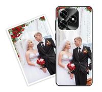 Sunrive Funda Personalizada Compatible con Honor X5c/X5c Plus, Carcasa Personalizable para tu móvil con Foto Imagen Frase o Texto-(PC Frontera+acrílico Posterior)