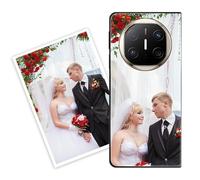 Sunrive Funda Personalizada Compatible con Huawei Mate X6, Carcasa Personalizable para tu móvil con Foto Imagen Frase o Texto-(Silicone Frontera+acrílico Posterior)