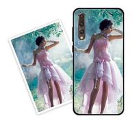 Sunrive Funda Personalizada Compatible con Huawei P20 Pro, Carcasa Personalizable para tu móvil con Foto Imagen Frase o Texto-(PC Frontera+acrílico Posterior)