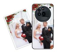 Sunrive Funda Personalizada Compatible con Nothing Phone 3a Pro, Carcasa Personalizable para tu móvil con Foto Imagen Frase o Texto-(Silicone Frontera+acrílico Posterior)