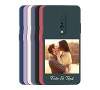 Sunrive Funda Personalizada Compatible con Oneplus 7 Pro,Carcasa con Foto Imagen Frase o Texto DIY Silicone Étui Housse Protecteur Souple Gel Case Cover +1X Correa Universal
