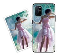 Sunrive Funda Personalizada Compatible con Oneplus 8T/8T+ 5G, Carcasa Personalizable para tu móvil con Foto Imagen Frase o Texto-(PC Frontera+acrílico Posterior)