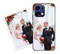 Sunrive Funda Personalizada Compatible con OPPO A6 5G/A6Pro 4G/5G/F31 5G, Carcasa Personalizable para tu móvil con Foto Imagen Frase o Texto-(PC Frontera+acrílico Posterior)