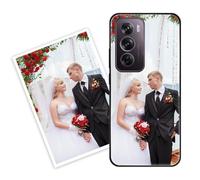 Sunrive Funda Personalizada Compatible con OPPO Reno12 F/OPPO F27, Carcasa Personalizable para tu móvil con Foto Imagen Frase o Texto-(PC Frontera+acrílico Posterior)