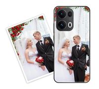 Sunrive Funda Personalizada Compatible con OPPO Reno13 F 4G/Reno13 F 5G, Carcasa Personalizable para tu móvil con Foto Imagen Frase o Texto-(PC Frontera+acrílico Posterior)