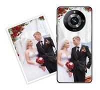 Sunrive Funda Personalizada Compatible con Realme 12 Plus 5G/12 4G/13 4G, Carcasa Personalizable para tu móvil con Foto Imagen Frase o Texto-(PC Frontera+acrílico Posterior)