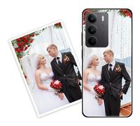 Sunrive Funda Personalizada Compatible con Realme Note70 4G/70T 4G, Carcasa Personalizable para tu móvil con Foto Imagen Frase o Texto-(PC Frontera+acrílico Posterior)