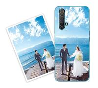 Sunrive Funda Personalizada Compatible con Realme X3/X3 Super Zoom, Silicona Flexible Transparente Carcasa Personalizable para tu móvil con Foto Imagen Frase o Texto