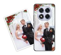 Sunrive Funda Personalizada Compatible con Redmi Note 14 Pro 5G/Xiaomi Poco X7, Carcasa Personalizable para tu móvil con Foto Imagen Frase o Texto-(PC Frontera+acrílico Posterior)