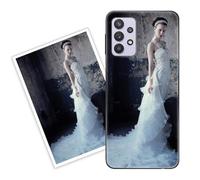Sunrive Funda Personalizada Compatible con Samsung Galaxy A33, Carcasa Personalizable para tu móvil con Foto Imagen Frase o Texto-(PC Frontera+acrílico Posterior)
