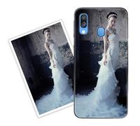 Sunrive Funda Personalizada Compatible con Samsung Galaxy A41, Carcasa Personalizable para tu móvil con Foto Imagen Frase o Texto-(PC Frontera+acrílico Posterior)