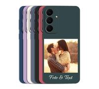 Sunrive Funda Personalizada Compatible con Samsung Galaxy S25 FE,Carcasa con Foto Imagen Frase o Texto DIY Silicone Étui Housse Protecteur Souple Gel Case Cover +1X Correa