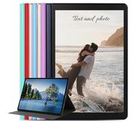 Sunrive Funda Personalizada Compatible con Samsung Galaxy Tab S9 FE+ Plus/S9 Plus 12,4" 2023,Smart Case de Piel PU a Prueba de Golpes Carcasa Personalizable para con Imagen o Nombre Texto