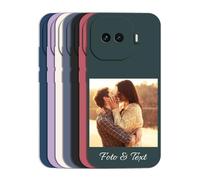 Sunrive Funda Personalizada Compatible con Vivo Iqoo Z11 Turbo,Carcasa con Foto Imagen Frase o Texto DIY Silicone Étui Housse Protecteur Souple Gel Case Cover +1X Correa Universal