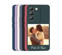 Sunrive Funda Personalizada Compatible con Vivo V40SE,Carcasa con Foto Imagen Frase o Texto DIY Silicone Étui Housse Protecteur Souple Gel Case Cover +1X Correa Universal
