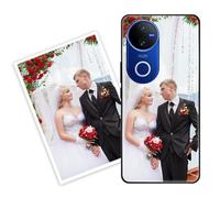 Sunrive Funda Personalizada Compatible con Vivo V60 Lite 5G, Carcasa Personalizable para tu móvil con Foto Imagen Frase o Texto-(PC Frontera+acrílico Posterior)