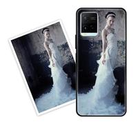 Sunrive Funda Personalizada Compatible con Vivo Y33s/Y21t/T1x 4G, Carcasa Personalizable para tu móvil con Foto Imagen Frase o Texto-(PC Frontera+acrílico Posterior)