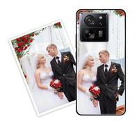 Sunrive Funda Personalizada Compatible con Xiaomi 13T/13T Pro/Redmi K60 Ultra, Carcasa Personalizable para tu móvil con Foto Imagen Frase o Texto-(PC Frontera+acrílico Posterior)