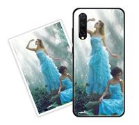 Sunrive Funda Personalizada Compatible con Xiaomi CC9/Mi CC9/Mi 9 Lite, Carcasa Personalizable para tu móvil con Foto Imagen Frase o Texto-(PC Frontera+acrílico Posterior)