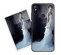 Sunrive Funda Personalizada Compatible con Xiaomi Mi A2, Carcasa Personalizable para tu móvil con Foto Imagen Frase o Texto-(Silicone Frontera+Cristal Templado Posterior)