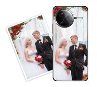 Sunrive Funda Personalizada Compatible con Xiaomi Poco F7 Ultra, Carcasa Personalizable para tu móvil con Foto Imagen Frase o Texto-(Silicone Frontera+acrílico Posterior)