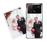 Sunrive Funda Personalizada Compatible con Xiaomi Poco X6 Pro 5G/Redmi K70E, Carcasa Personalizable para tu móvil con Foto Imagen Frase o Texto-(PC Frontera+acrílico Posterior)