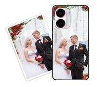 Sunrive Funda Personalizada Compatible con Xiaomi Poco X7Pro 5G/Turbo4, Carcasa Personalizable para tu móvil con Foto Imagen Frase o Texto-(Silicone Frontera+acrílico Posterior)