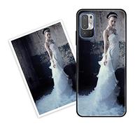 Sunrive Funda Personalizada Compatible con Xiaomi Redmi Note 10 5G, Carcasa Personalizable para tu móvil con Foto Imagen Frase o Texto-(Silicone Frontera+Cristal Templado Posterior)
