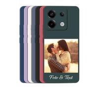 Sunrive Funda Personalizada Compatible con Xiaomi Redmi Note 13 Pro 5G,Carcasa con Foto Imagen Frase o Texto DIY Silicone Étui Housse Protecteur Souple Gel Case Cover +1X Correa Universal