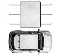 Sunroof Screen, Car Roof Cover, Elastic Band Attachment, Portable and Foldable Umbrella, Multipurpose UV Protection Shade for Vehicle Window, Truck, Camping, Rainy Days