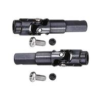 Sunroot 2 unidades serías eje de accionamiento universal de metal para C14 C24 C34 C44 B14 B16 B24 B36 1/16 piezas coche RC