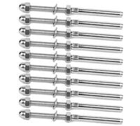 sunroot 50 en el acero barandilla de la barandilla de la cadena roscada para el extremo de rosca de 1/8 de pulgada (50 piezas)