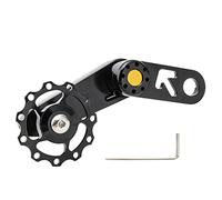 sunroot Tensor de Cadena Plegable Rueda de Guía de Ligar Tensor de Cadena de Descarril Trasero de Uno con Piñón